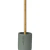 BROSSE WC POLYRESINE KAKI BAMBOU
