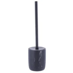 BROSSE WC POLYRESINE MARBRE NOIR