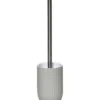 BROSSE WC POLYRESINE MOTIF CARRE VERT SAUGE