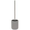 BROSSE WC POLYRESINE STRIEE GRIS