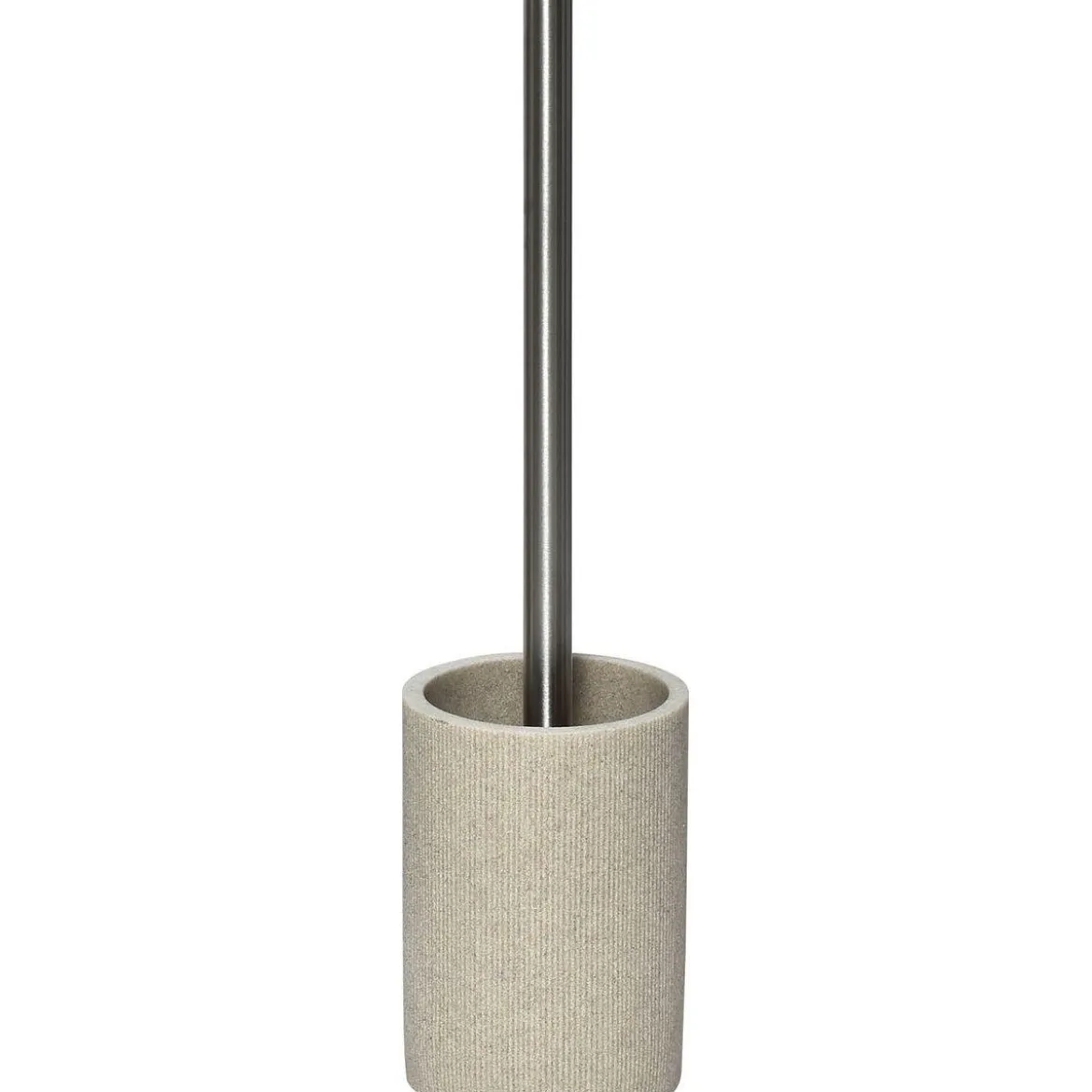 BROSSE WC POLYRESINE STRIEE NATUREL