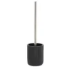 BROSSE WC POLYRESINE STRIEE NOIR