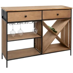 BUFFET PORTE BOUTEILLE BAKOS D.118X32X94CM