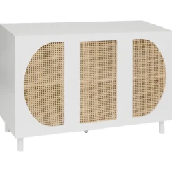 BUFFET 3 PORTES CABRAS BLANC D.120X85CM