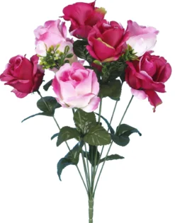BUISSON ROSES H.45CM