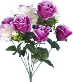 BUISSON ROSES H.45CM