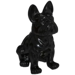 BULLDOG NOIR H.22CM