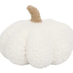 BUTEE DE PORTE FORME CITROUILLE BLANC