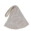 BUTEE DE PORTE PYRAMIDE IMPRIMEE JUNGLE BLANC