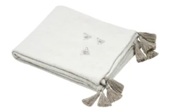 BUTINE PLAID 125X150CM ECRU