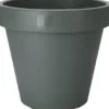 CACHE POT DOUBLE PAROI VERT 30X26CM