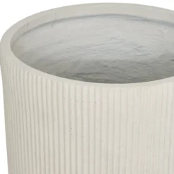 CACHE POT MAGNESIE ELENE BLANC TAILLE L