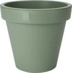 CACHE POT ROND VERT 40CM