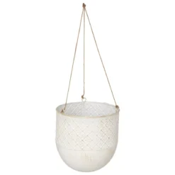 CACHE POT SUSPENDU METAL TINO TAILLE M