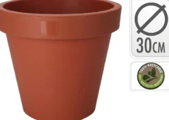 CACHE POT TERRACOTTA 30X26CM