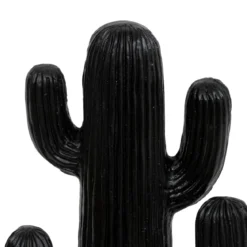 CACTUS DECO EXTERIEUR RODRIGO NOIR H.38CM