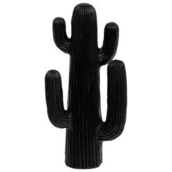 CACTUS DECO EXTERIEUR RODRIGO NOIR H.38CM