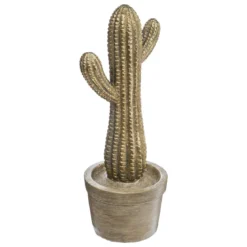CACTUS RESINE CORALINE H.30CM