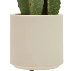 CACTUS 3 TRONCS POT BLANC SIEN H.132CM