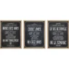 CADRE DECO BISTROT 24.5X31.5CM