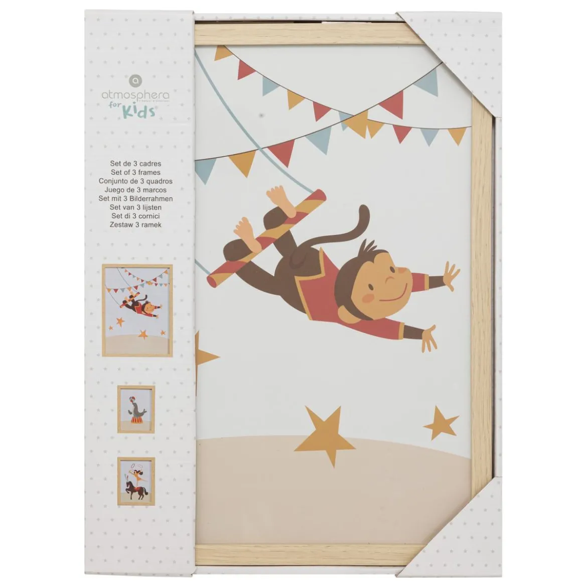 CADRE DECO CIRCUS X3 PIECES