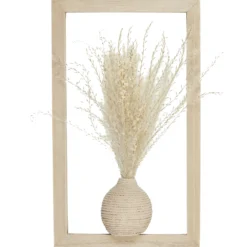 CADRE DECORATIF FLEURS SECHEES 16X25CM