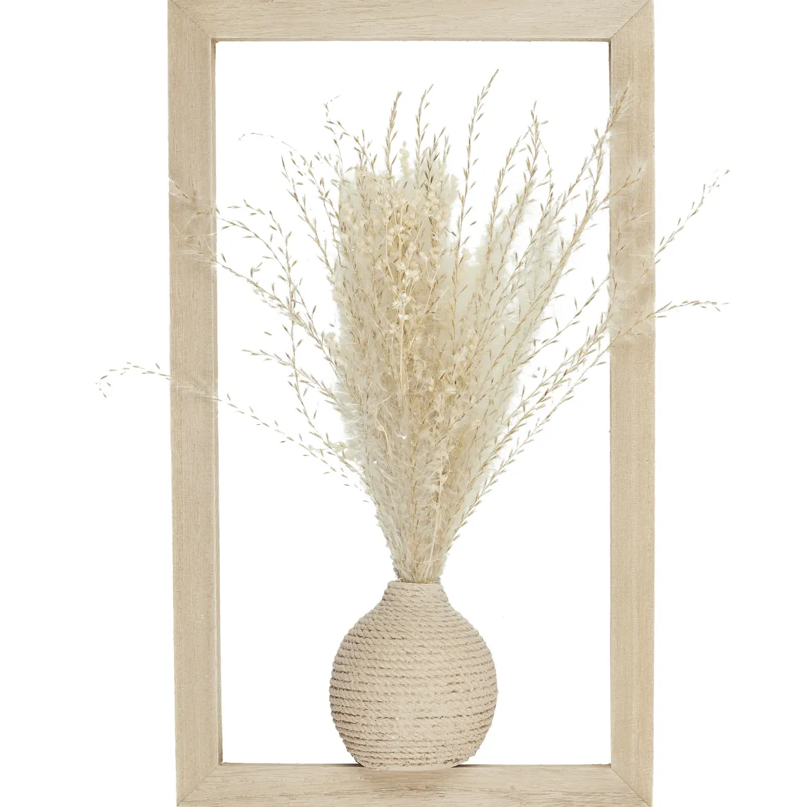 CADRE DECORATIF FLEURS SECHEES 16X25CM
