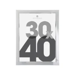 CADRE PHOTO ARGENT LISE 30X40CM