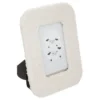 CADRE PHOTO BOUCLETTE BLANC 10X15CM