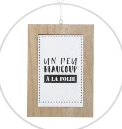 CADRE PHOTO METAL ET BOIS 10X15CM