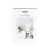 CADRE PHOTO PLASTIQUE VERRE BLANC 13X18CM