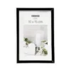 CADRE PHOTO PLASTIQUE VERRE NOIR 10X15CM