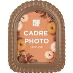 CADRE PHOTO RELIEF MARRON 10X15CM