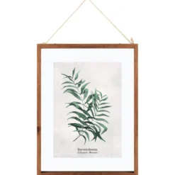 CADRE VERRE FEUILLES 38X48CM