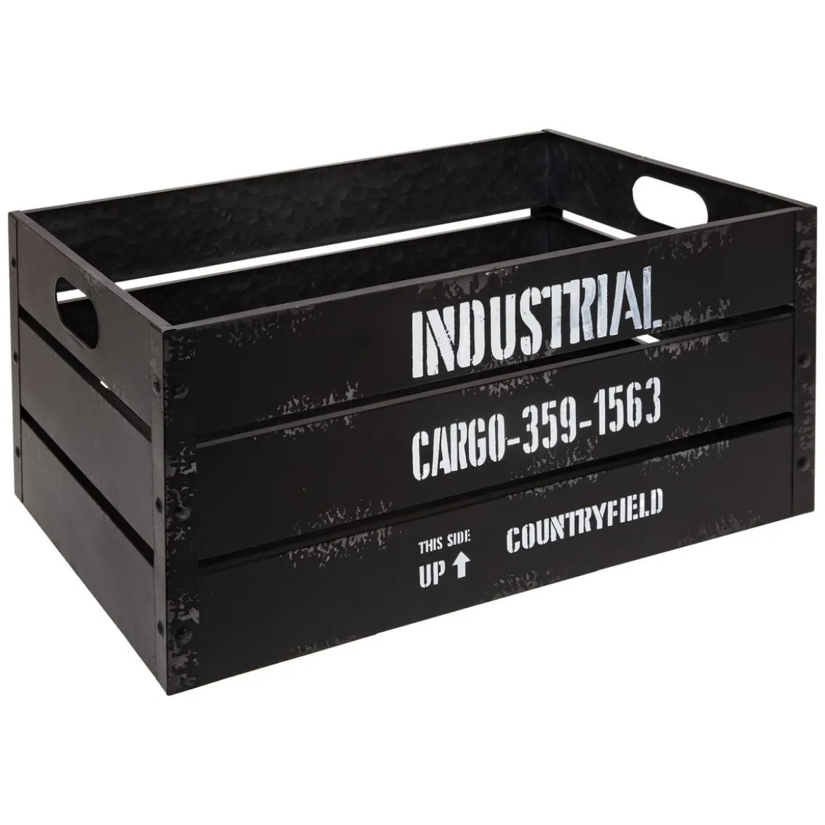 CAGETTE METAL BILL NOIR D.40.3X25X21CM