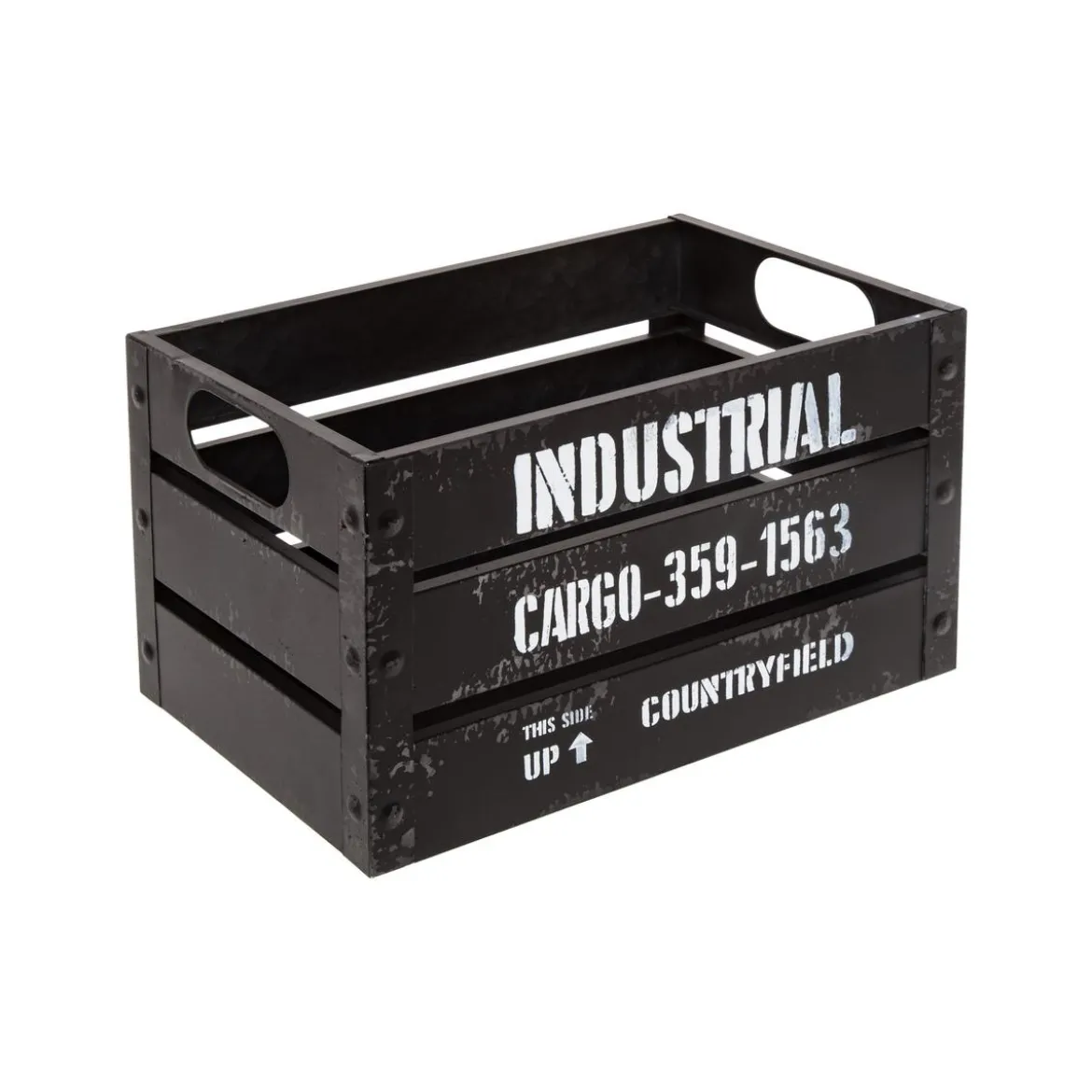 CAGETTE METAL BILL NOIR D.40.3X25X21CM