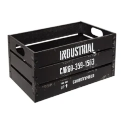 CAGETTE METAL BILL NOIR D.40.3X25X21CM