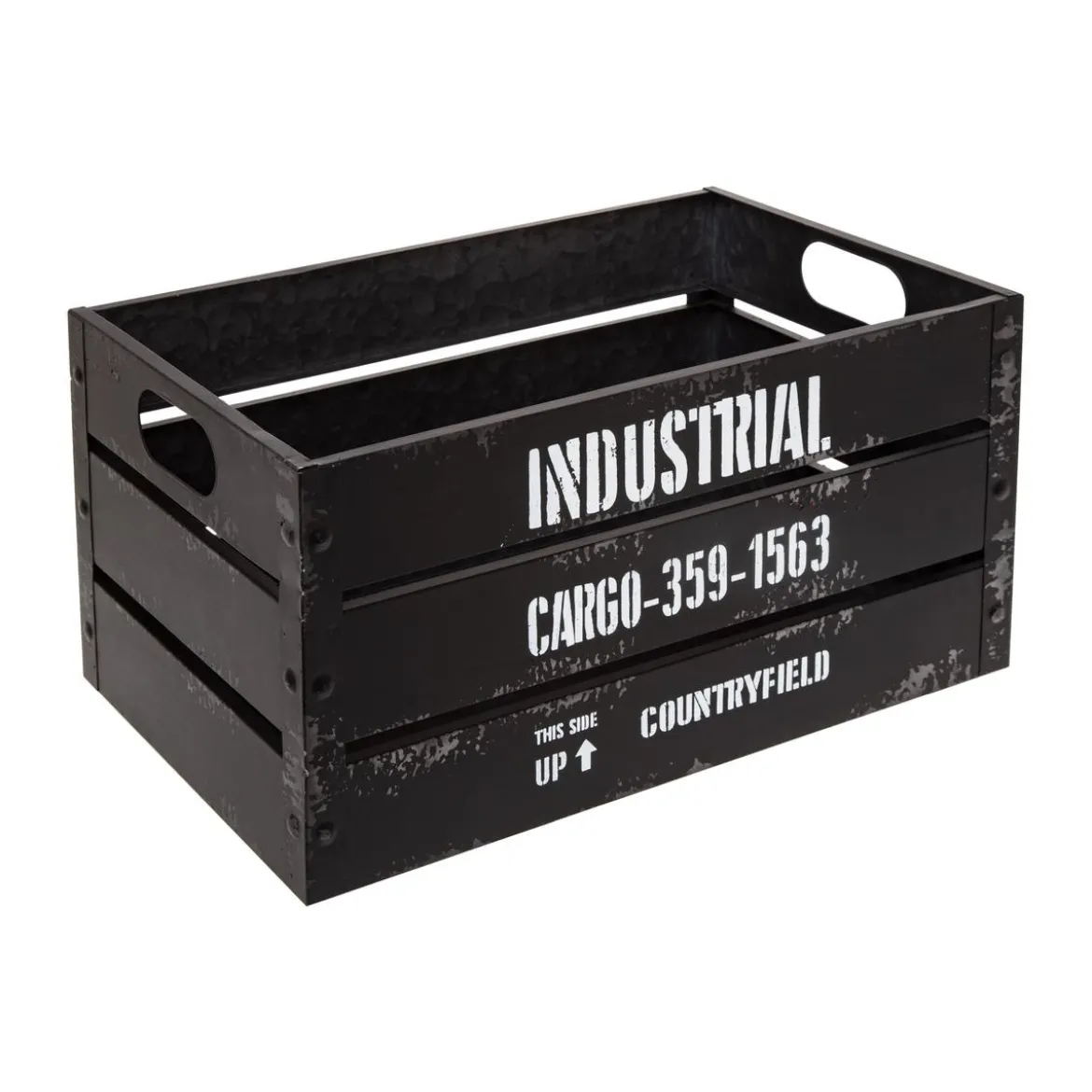 CAGETTE METAL BILL NOIR D.40.3X25X21CM