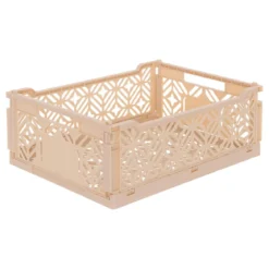 CAGETTE PLIABLE BEIGE 40X30X15CM