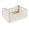 CAGETTE PLIABLE EMPILABLE NATUREL 40X30XH.17CM