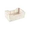 CAGETTE PLIABLE EMPILABLE NATUREL 30X20XH.11.5CM