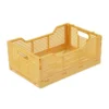 CAGETTE PLIABLE EMPILABLE OCRE D.30X20X11.5CM