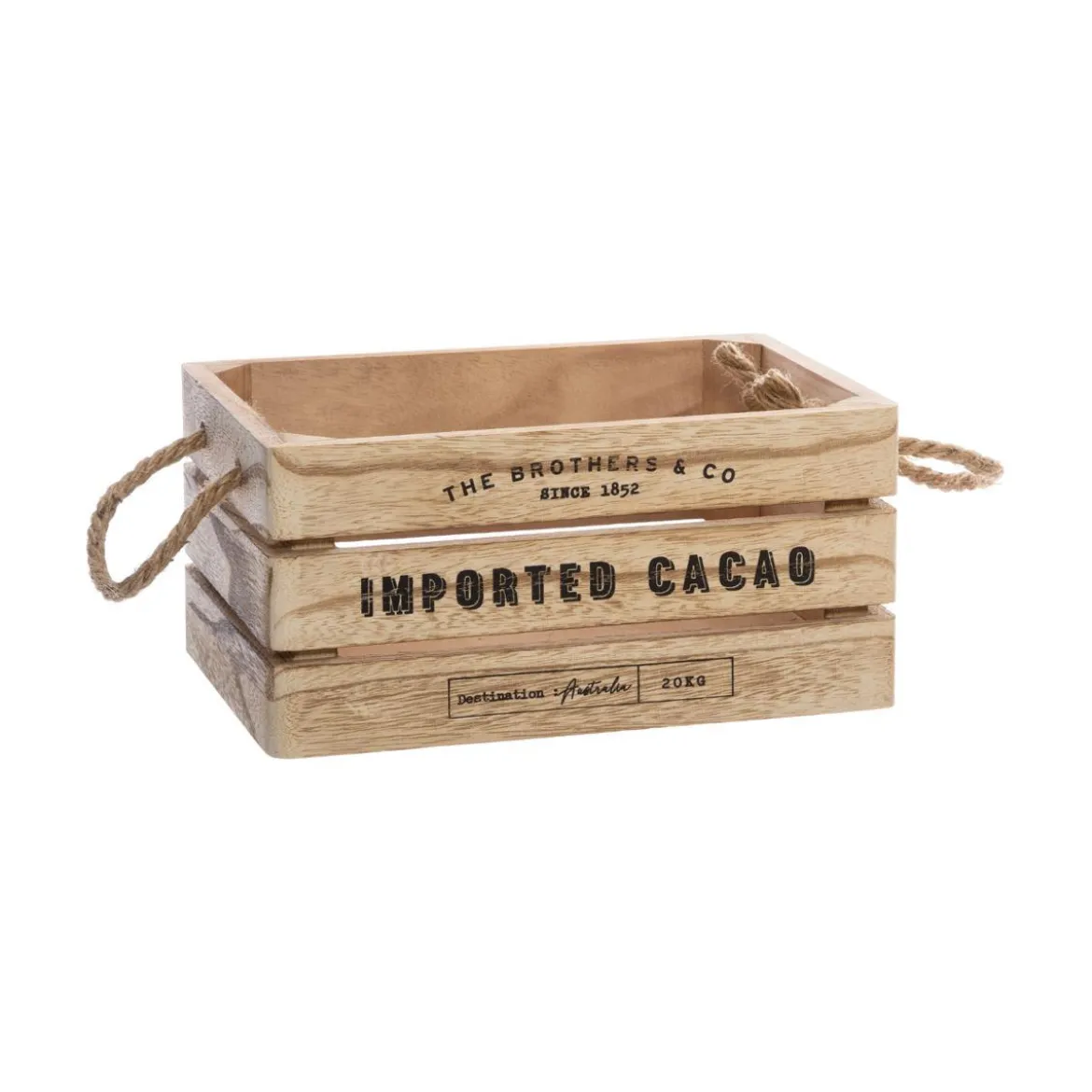 CAISSE CAGETTE COLONIAL D.23X17X11CM