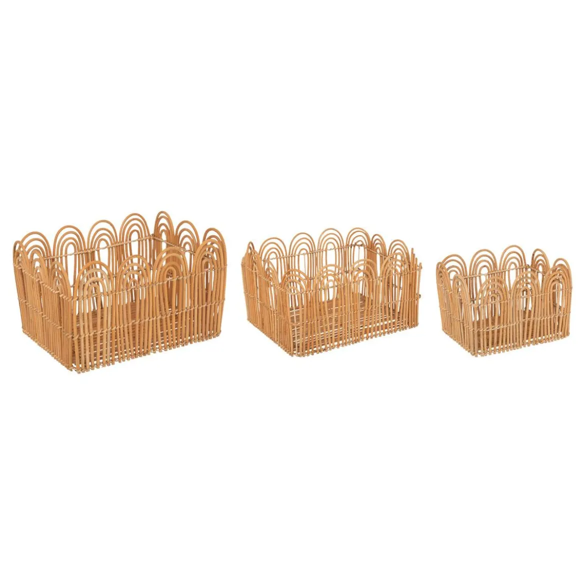 CAISSE CAGETTE LOUR NATUREL D.37.5X29X21CM