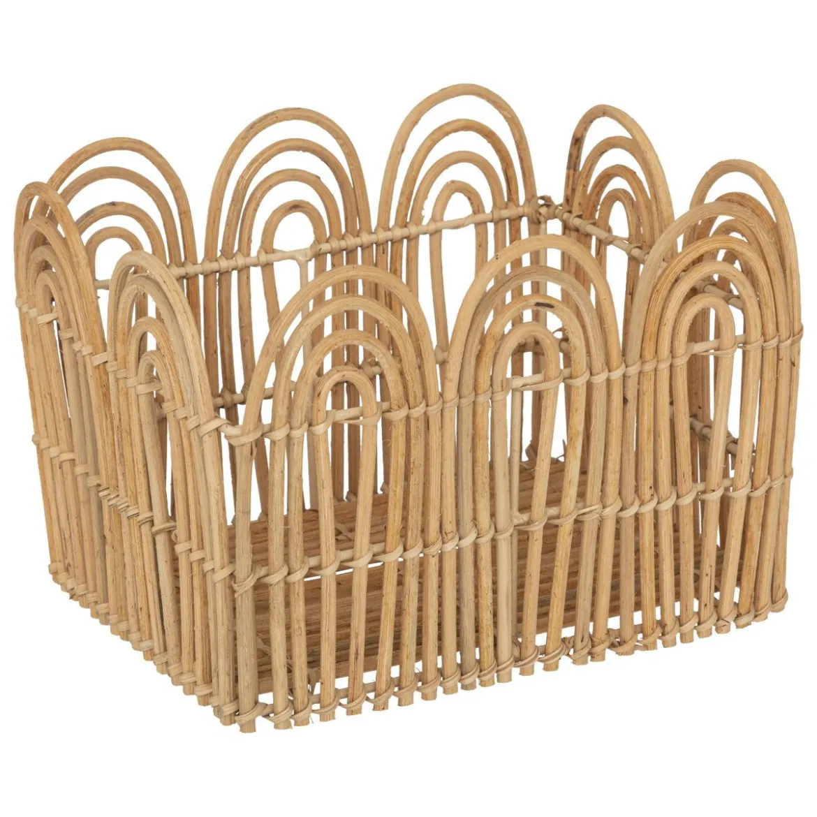 CAISSE CAGETTE LOUR NATUREL D.31X24X19 CM