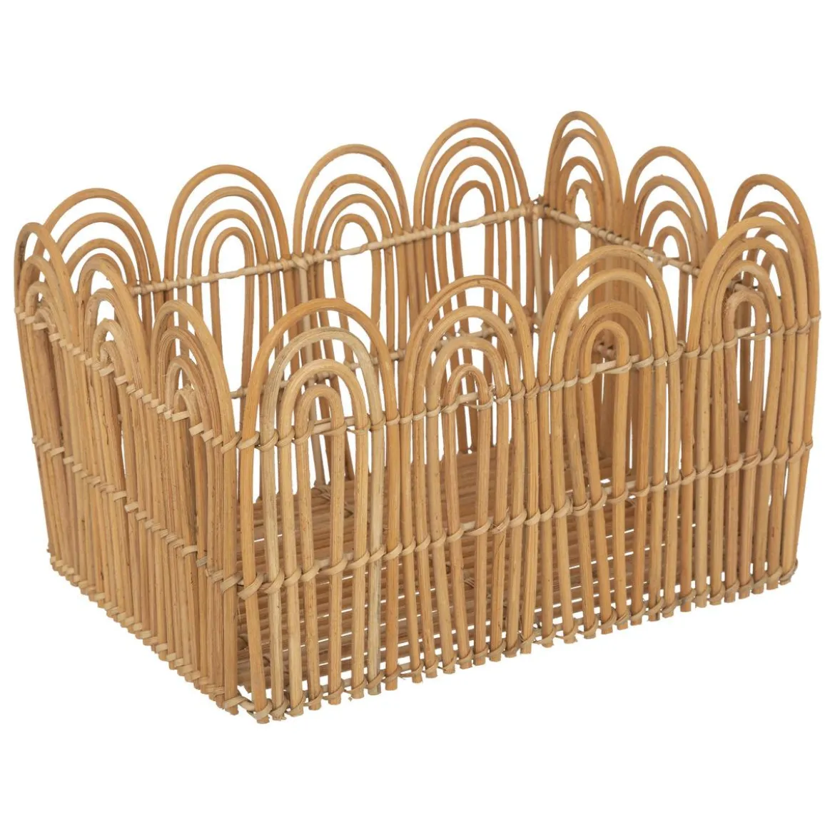 CAISSE CAGETTE LOUR NATUREL D.31X24X19 CM