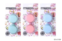 CAISSETTE COULEUR D.5X3CM X60PCS