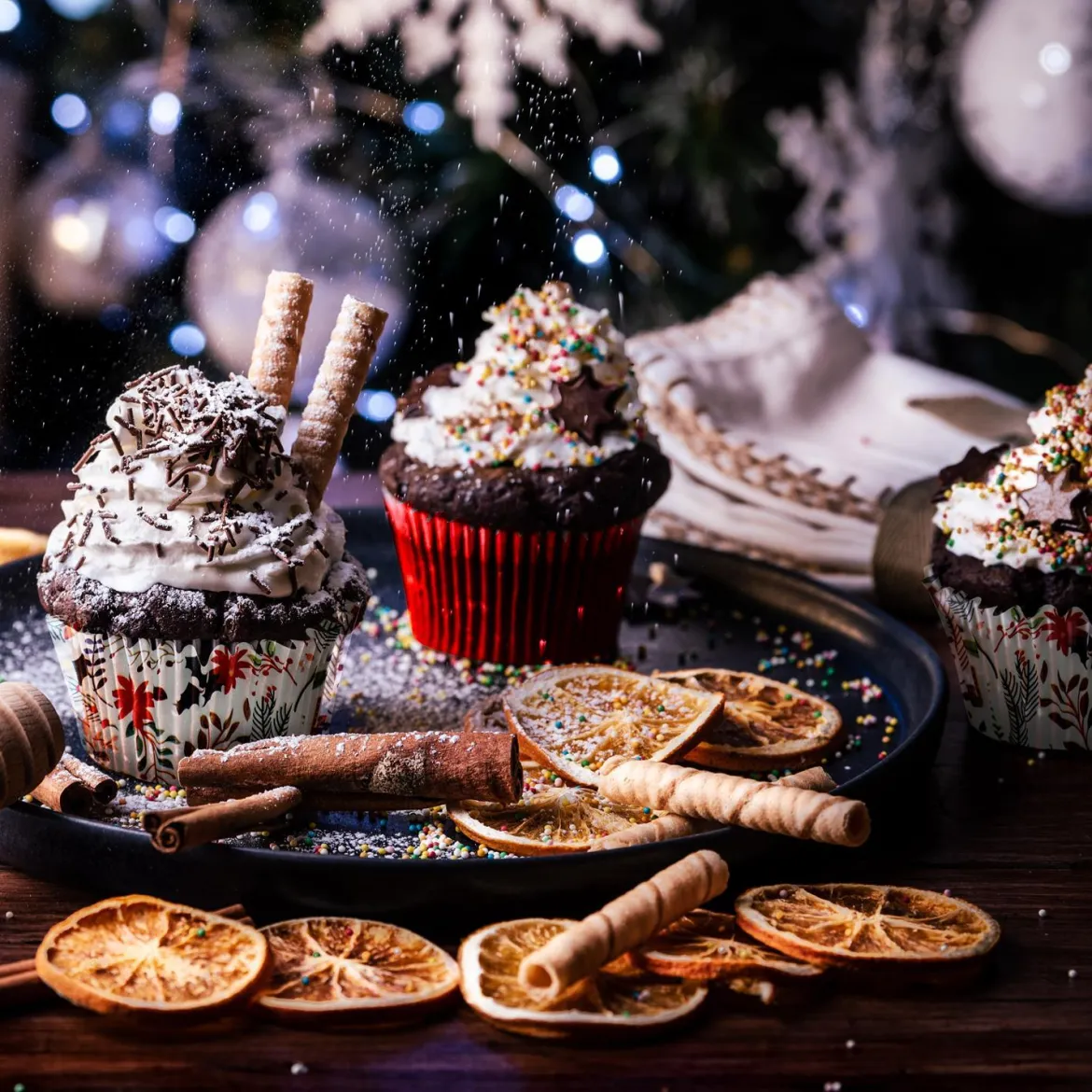 CAISSETTE CUISSON PAPIER NOEL X75 PIECES