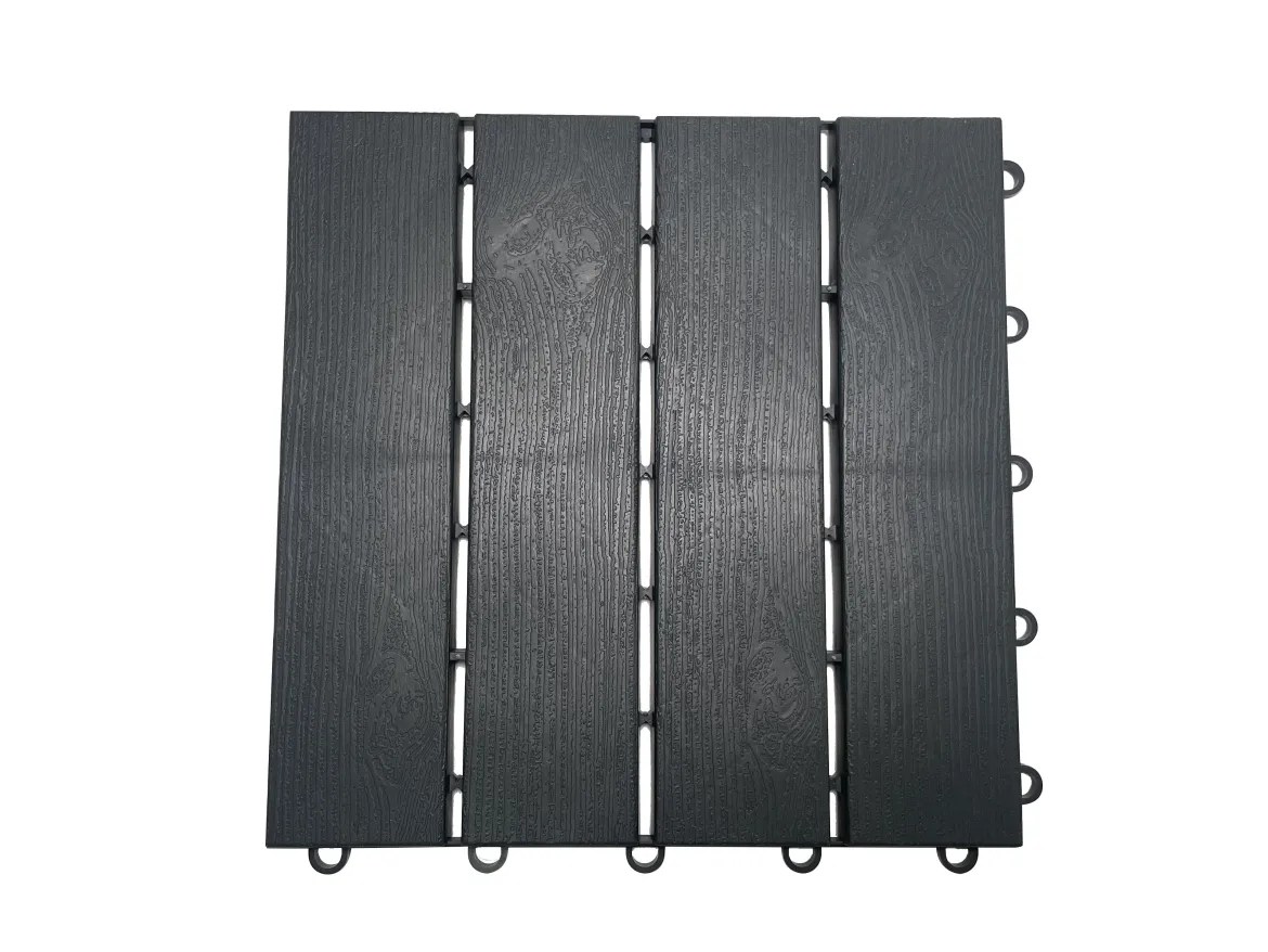 CARREAUX PLASTIQUE PACK 4 EFFET BOIS 30X1.5CM