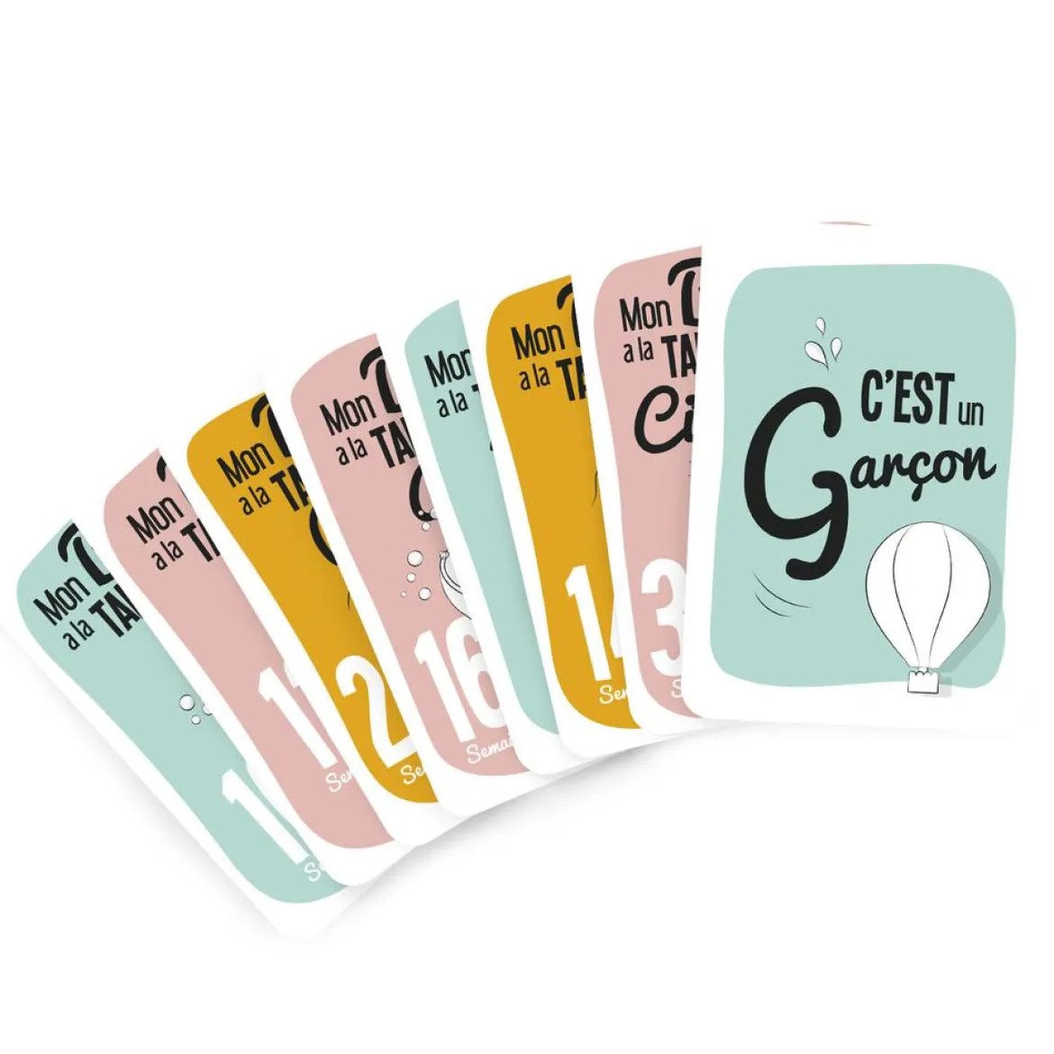 CARTES ETAPES GROSSESSE